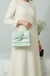 Fineur Handbag ElleKnot - Cyan